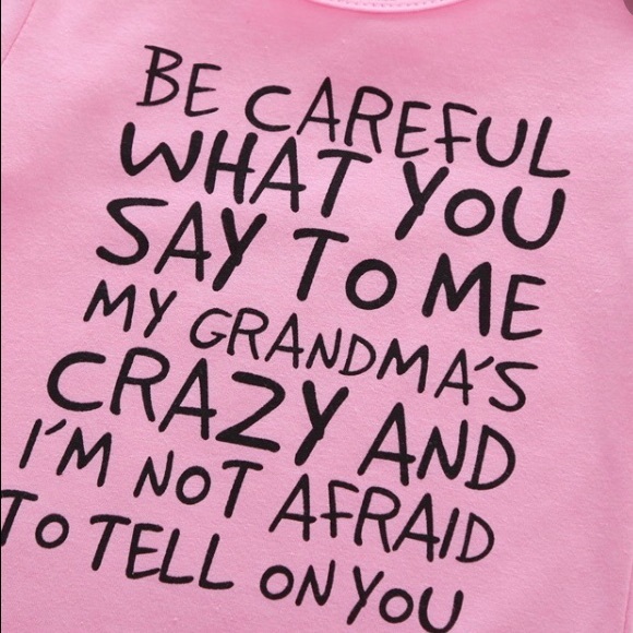 NWT Be Careful What You Say Boy / Girl Onesies - Picture 5 of 7